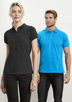 Mens Biz Collection Neon Polo