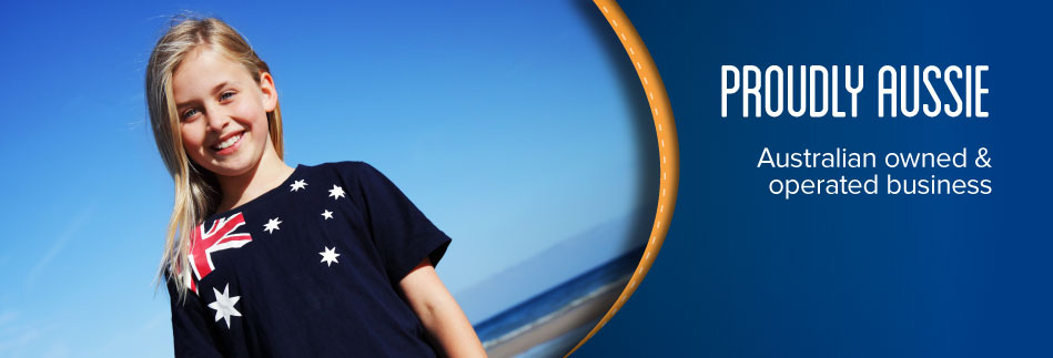 eTees - Proudly Aussie - Australian owned and operated business