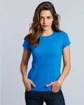 Gildan Womens Slimfit Crew Neck T Shirt