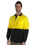 JB's Hi Vis L/S Cotton Polo